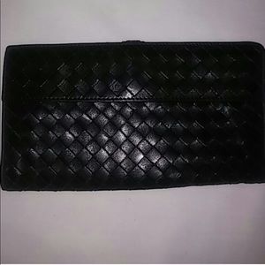Bottega Veneta Women’s Woven Leather Wallet